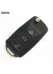 QCONTROL Car Auto Remote Key DIY For VW/Volkswagen Caddy/EOS/Golf/Jetta/Sirocco/Tiguan/Touran 1K0959753G/HLO 1K0 959 753G