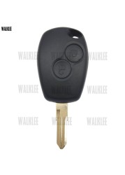 WALKLEY - Remote Car Key for Renault Megane Modus Clio Kangoo Logan Sandero Duster with Chip PCF7946 or PCF7947