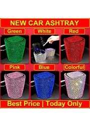 Bling Car Ashtray Portable Ashtray For Car Ashtray Ash Ashtray Car Ashtray With LED Light Indicator For Outdoor Car