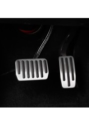 For Tesla Model 3 Y 2021 Accessories Model 3 Aluminum Alloy Accelerator Brake Comfort Pedal Car Foot Pedal Covers Three