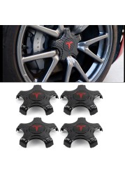 4pcs/set Wheel Center Wheel Cap Cover Center Rim Cap For Tesla Model 3S X