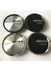 4pcs 74mm ADVAN Racing Car Wheel Center Hub Emblem Badge Cover Covers Car Styling Accessories