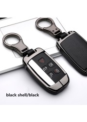 Zinc Alloy Key Case Shell New CarKey Cover Set for Land Rover Range Rover Sport Evoque Freelander2 for Jaguar XF XJ XJL XE C-X16