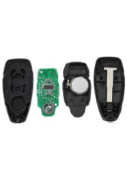 433MHz 433MHz Remote Control 3 Button Complete Smart Starter Key With ID49 Chip For Ford Kuga Fiesta 2016+ With Emergency Key KR5876268