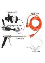 12V 80W 120PSI Car High Pressure Washer Gun Portable Car Wash Gun Kit