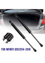 2pcs Car Gas Strut Bar Boot Spring Support Rear Trunk Lift Tailgate Rod Shocks For Infiniti Q50 2014-2018 PM3674 Car Accessories