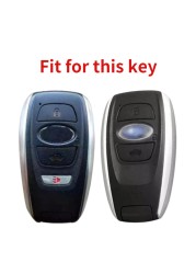 3 4 Buttons Silicone Key Case For Subaru XV SV Forester BRZ 2019 2020 Keys Cover Fob Holder Protective Cover Auto Accessories