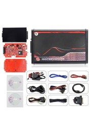 No Tokens Online 2.8 EU Red KESS KTAG V5.017 OBD2 Manager Tuning K-T V7.020 4 LED BDM Frame K-T Automotive ECU Programmer