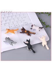 1pc Creative Cat Rescue Team Desktop Suction Cup Mobile Phone Struts Cartoon Car Phone Bracket Cute Phone Stents