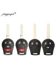 jingyuqin 2 3 2 1 3 1 1 Remote Key Shell Case For Nissan Sylphy Cube Juke Rogue Micra Qashqai Altima Maxima Sentra Versa