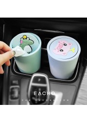 Small Mini Cute Car Trash Can Auto Products Car Accessories Sundries Storage Box Desktop Storage Trash Can Activity Gift