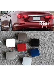 Front Rear Bumper Towing Eye Cover Tow Hook Cover 850714GA0A For Infiniti Q50 Q50L 2014-2018