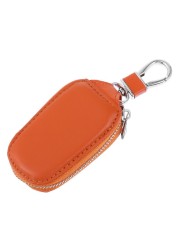 1pc Durable Car Key Bag Fashion Vehicle Key Pouch Portable Car Key Bag Key Cover Key Holder Auto Accessories