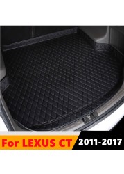 Cengair Car Trunk Mat All Weather Auto Tail Boot Luggage Pad Carpet High Side Cargo Liner Fit For BMW BMW 5 Series GT 2011-2017