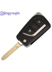 jingyuqin 314MHz ASK 3 Button Remote Key 4D67 Chip For Toyota FJ Cruiser Land Cruiser 2003-2009 FCC ID: HYQ12BBT TOY43