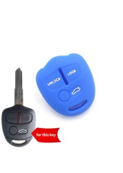 3 Buttons Silicone Car Key Case Fob Set For Mitsubishi Outlander XL Space Star Ash ASX Lancer L200 Protection Accessories