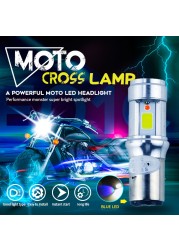 Plug and Play 12W 1200lm S2 Ba20d LED Motorcycle Headlight H6 Scooter Motorcycle Headlamp Light Bulb Accessories 6000K White 12V