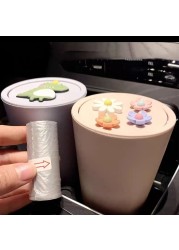 Cute and creative small mini car trash can car storage box storage bag desktop trash can debris box promotional gifts small gift