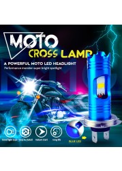 Plug and Play 8W 850lm H7 LED Motorcycle Headlight Scooter Motorcycle Headlamp Light Bulb Accessories 6000K White 12V