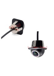 Smartour 170 Degree Reversing Camera Fisheye Silver Lens HD Night Vision With Parking Line Car CCD Punch Front Rear View Camera