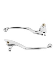 Motorcycle Chrome Brake Hand Clutch Lever Aluminum Left Right Side 2pcs For Yamaha Drag Star XVS400 650