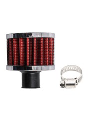 Easy Install Ventilation Car Scooter 12mm Stable Connection Universal Aluminum Alloy Small Mushroom Head Air Intake Filter