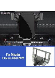 Car Mobile Phone Holder For Mazda 6 Atenza 2020-2021 Special GPS Mounts Holder Gravity Navigation Bracket Car Accessories