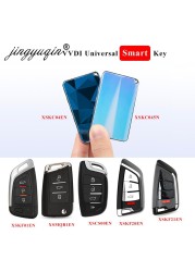 jingyuqin 5pcs XSKC04EN XSKC05EN XSKF01EN XSMQB1EN XSCS00EN XSKF20EN Keyless Go Universal Smart Key Proximity for VVDI Key Tool