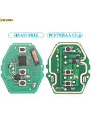 jingyuqin Remote Car Circuit Board Switch ASK 315/433MHz ID46 PCF7953 For BMW E38 E39 E46 EWS System 3 Buttons