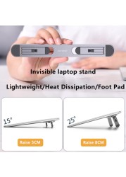 Metal Laptop Stand for 11-17 inch MacBook Pro Air Laptop Mini Foldable Adjustable Stand Cooling Pad Laptop Accessories