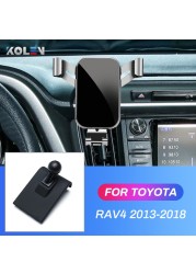 Car Mobile Phone Holder For Toyota RAV4 2013 2014 2015 2016 2017 2018 Gravity GPS Stand Special Mount Vent Navigation Bracket