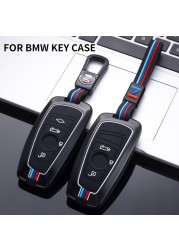 Zinc Alloy Remote Key Case Shell Cover For Bmw F20 F30 G20 f31 F34 F10 G30 F11 X3 F25 X4 I3 M3 M4 1 3 5 Keychain Protection