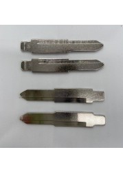 10pcs #16 Metal Blank Uncut Flip KD Remote Key Blade Type For Mitsubishi For Suzuki Alto Car Key Replacement