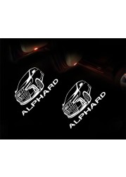 2pcs Courtesy Alvar Logo Badge Light For Toyota Alphard Vellfire Car Styling Toyota Vellfire Car Door Light Toyota Foot Lamp