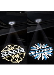 2pcs Car Logo Projector Lamp Welocme Light For Toyota Alphard Vellfire Car Style Alphard Car Door Light Vellfire Attractive Light