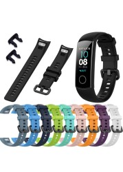 Anti-Scratch Soft Silicone Watch Band Sport Wrist Strap Replacement for Huawei Honor 5/4 Sport Bracelet Accessories