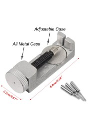 All Metal Adjustable Bracelet Watch Band Strap Bracelet Pin Link Repair Remover Tool Kit