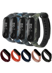 For Xiaomi Mi Band 4 3 Strap Replacement Wrist Straps Bracelets Silicone Watch Band For Xiaomi Mi Band Wristband Strap