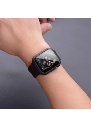 Tempered Glass Screen Protector For Apple Watch Series 7 6 5 4 3 2 SE 44mm 40mm 42mm 38mm iwatch 38 40 42 44mm Protection Film