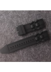 26mm Silicone Rubber Watchband Black Men Luxury Wristband Watch Band Replacement Strap for Invicta/Pro/Diver acessames