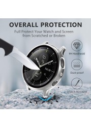 Full Tempered Glass Screen Protector Case For Samsung Galaxy Watch Active 2 40mm 44mm 40 44mm Protect Protective Film