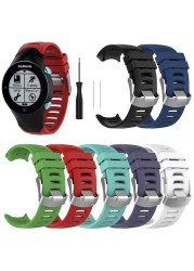 Compatible for Garmin Forerunner 610 Watch Band Soft Silicone Replacement Wristband Strap for Garmin Forerunner 610 Smartwatch