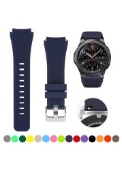 22mm Silicone Band for Samsung Galaxy Watch 46mm Sport Original Strap for Samsung Gear S3 Frontier/Classic Galaxy Watch 3 45mm