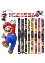 For Xiaomi Mi Mario Band 4 3 Strap Replacement Wrist Straps Silicone Bracelets Watch Strap For Xiaomi MI Band Wristband Strap