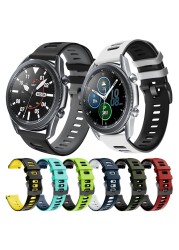 Original Silicone Strap For Samsung Galaxy Watch 3 45mm 41mm Rubber Bands Replacement Bracelet For Samsung Galaxy Watch 3 Lte 45