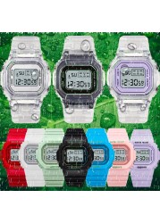 Transparent Digital Watch Square Women Electronic Sports Watches Wristwatch Clock Reloj Mujer Watches Dropshipping