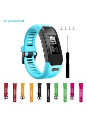 For Garmin Vivosmart HR Official Silicone Bracelet Replacement For Men Women Wristband Silicone Bracelet For Garmin Vivosmart HR