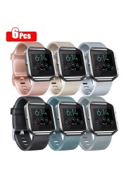 6pcs/4pcs/3pcs TPU Watch Strap for Fitbit Blaze Band Smartwatch Wristband Watchband Bracelet for Fitbit Blaze Strap Accessory