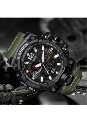 Montre Homme Sport Mens Watches Luxury Brand Designer LED Digital Chronograph Watch for Men Waterproof Wristwatches Reloj