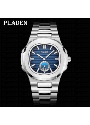 Bladen Watch Men Luxury Stainless Steel Automatic Date Watch Quartz Fashion Diving Luminous Reloj de hombre dropshipping 2022